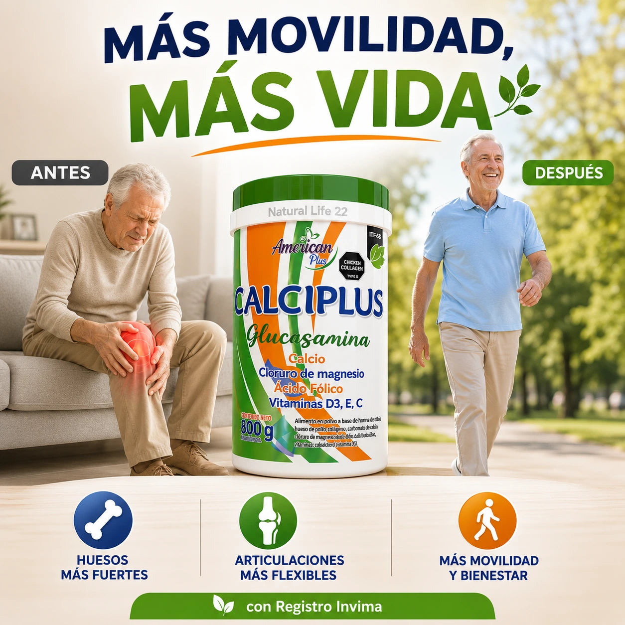 Suplemento Calciplus | Muévete sin Límites
