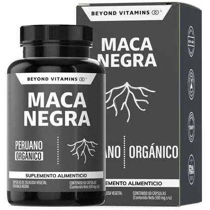 MACA NEGRA PERUANA | VITALIDAD MASCULINA NATURAL