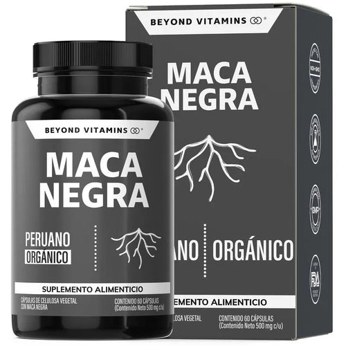 MACA NEGRA PERUANA | VITALIDAD MASCULINA NATURAL