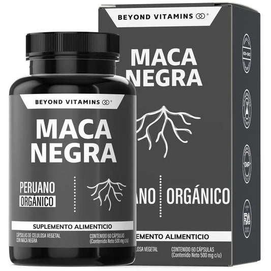 MACA NEGRA PERUANA | VITALIDAD MASCULINA NATURAL