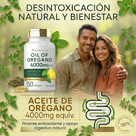 Suplemento Aceite de Orégano 4000MG | Fortalece tus Defensas al Máximo
