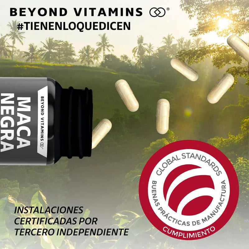 MACA NEGRA PERUANA | VITALIDAD MASCULINA NATURAL