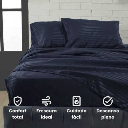 PAGA 1 LLEVA 2 | JUEGO DE SABANAS 4 PIEZAS | TELA PREMIUM