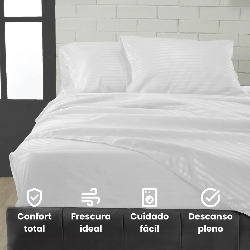 PAGA 1 LLEVA 2 | JUEGO DE SABANAS 4 PIEZAS | TELA PREMIUM