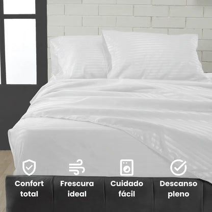 PAGA 1 LLEVA 2 | JUEGO DE SABANAS 4 PIEZAS | TELA PREMIUM