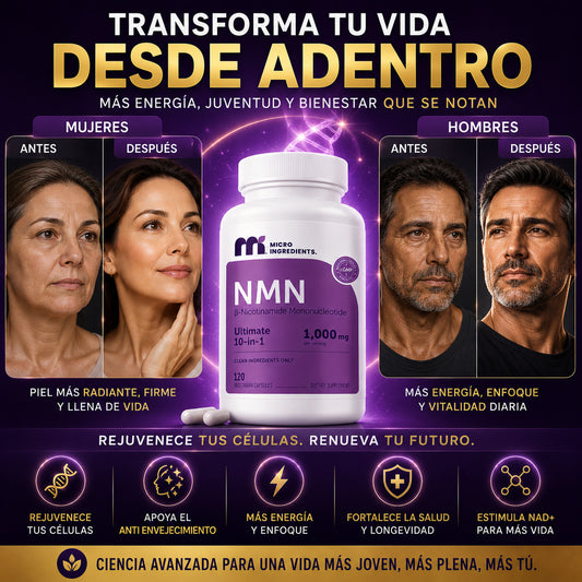 Suplemento NMN | El Secreto para Frenar el Paso del Tiempo.