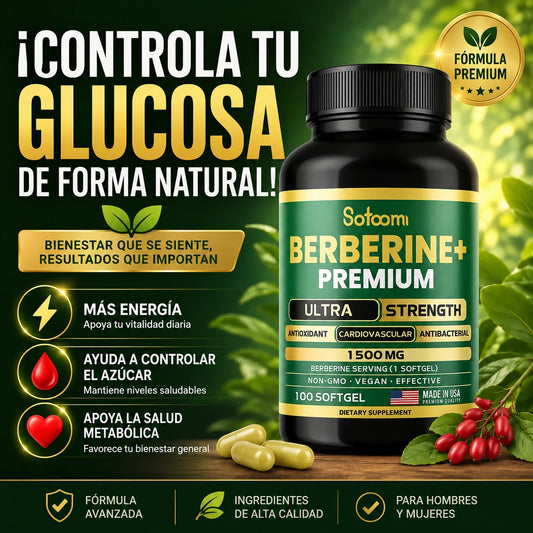 Berberina Premium | Regula la Glucosa