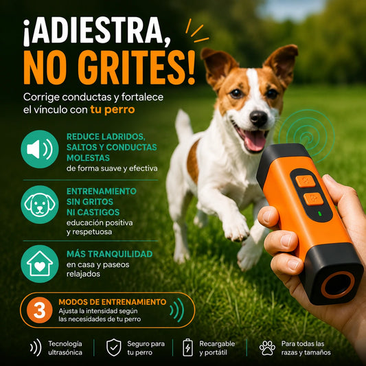 Dispositivo de Ultrasónido Recargable  Antiladridos