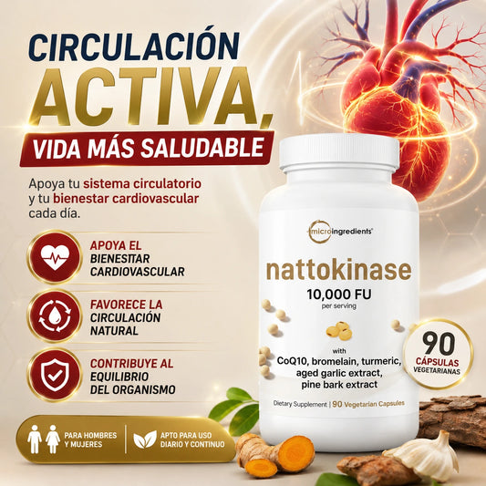 Complejo de Nattokinase | Protege tu Sistema Cardiovascular