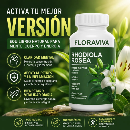 Rhodiola Rosea | Máximo Rendimiento y Vitalidad Integral.