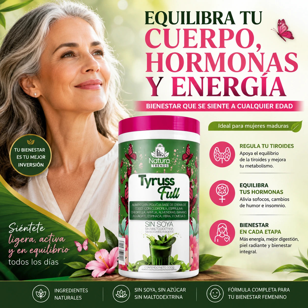 Tyruss Full | Recupera tu Equilibrio Hormonal