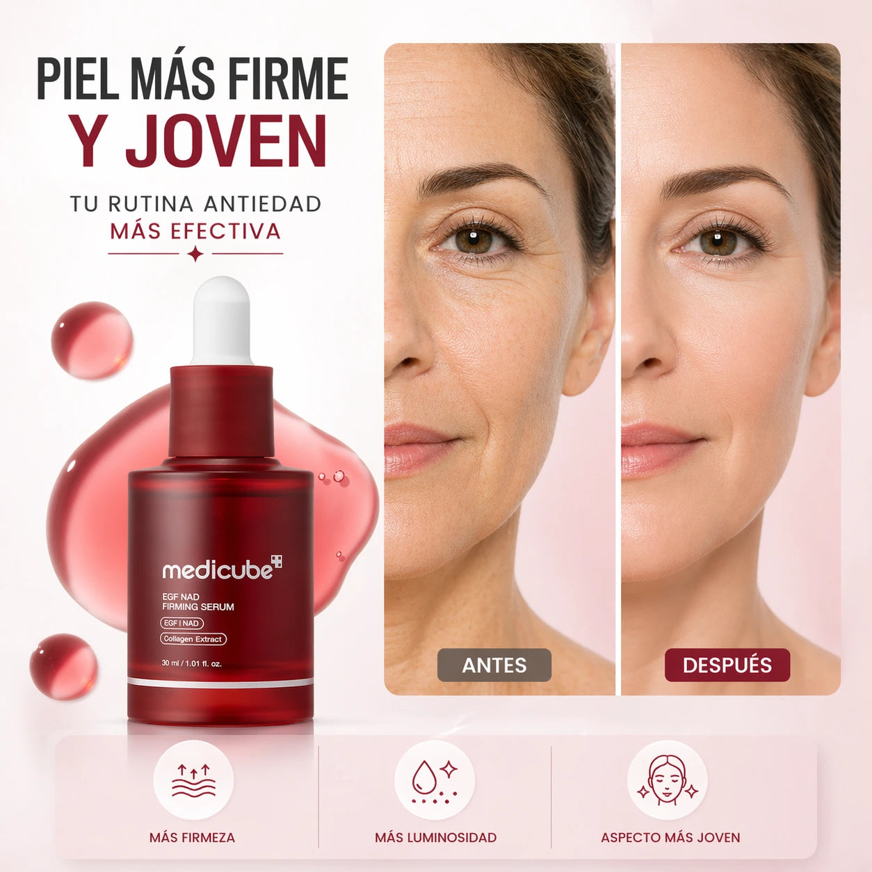 Serum NAD+ EGF | Recupera la Firmeza y el Brillo de tu Rostro