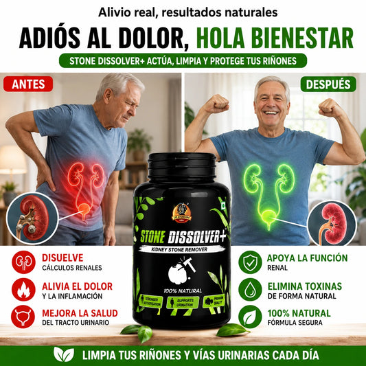 Suplemento Stone Dissolver | Libera y Protege tus Riñones.
