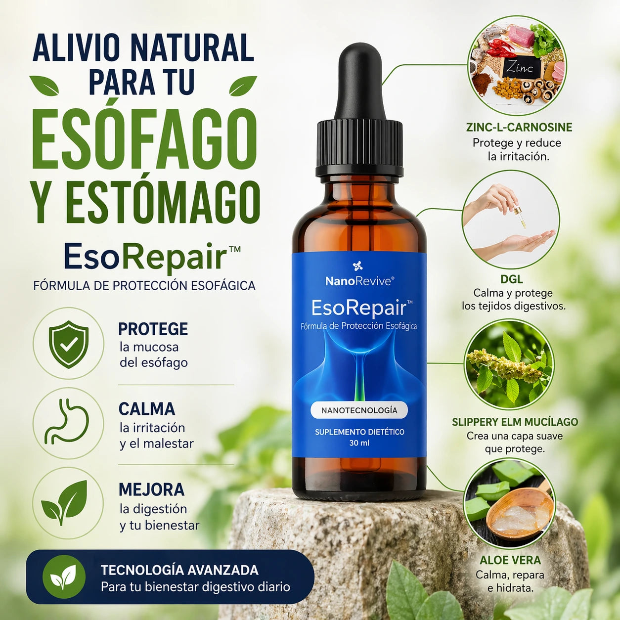 EsoRepair | Dile adiós al Reflujo y al Ardor de Esófago