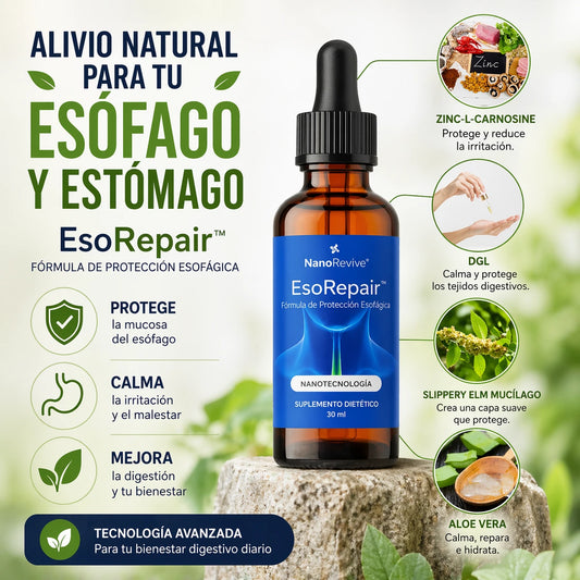 EsoRepair | Dile adiós al Reflujo y al Ardor de Esófago