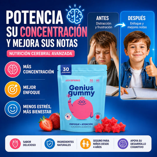 Genius Gummys | Potencia su Capacidad Intelectual