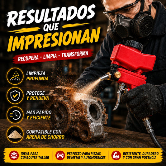 Pistola Chorro de Arena Neumática