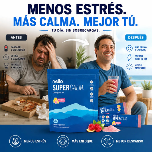 Nello Super Calm | Apaga el Estrés y Recupera tu Energía.