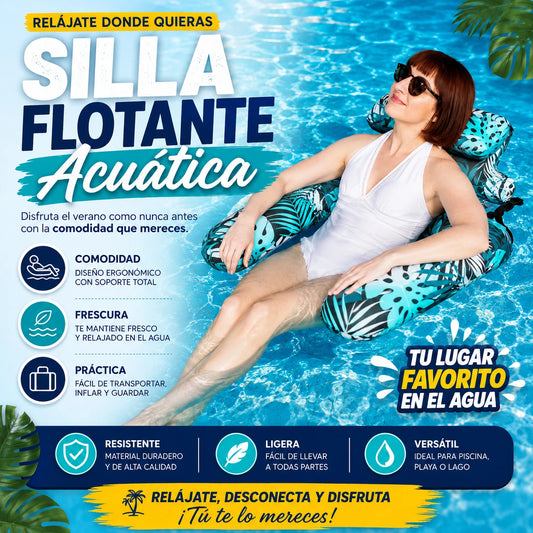 Silla Flotante Acuática | Tu Oasis de Relajación Total