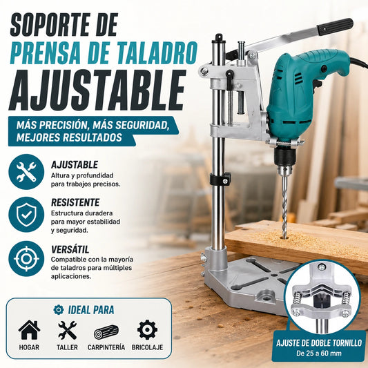 Soporte De Prensa De Taladro Ajustable