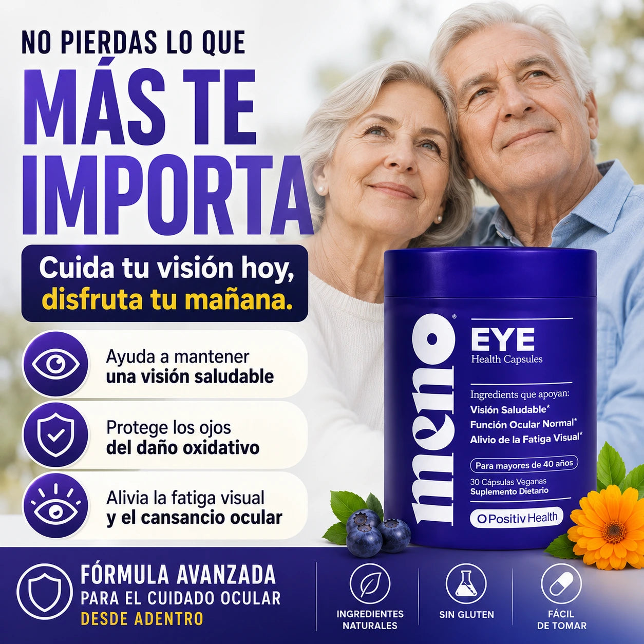 Meno Soporte para la Salud y Visión Ocular