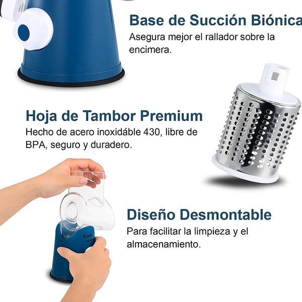 Rallador Giratorio Mágico