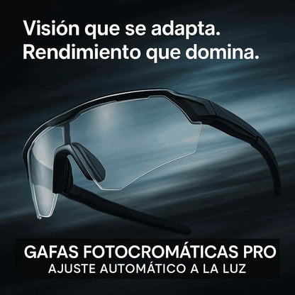 PAGA 1 LLEVA 2 | GAFAS DE CICLISMO FOTOCROMATICAS | INCLUYE ESTUCHE DEPORTIVO