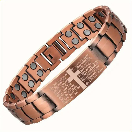 Pulsera de Cobre Padre Nuestro