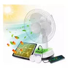 Ventilador Solar de 12'' – Frescura Ecológica sin Conexión Eléctrica