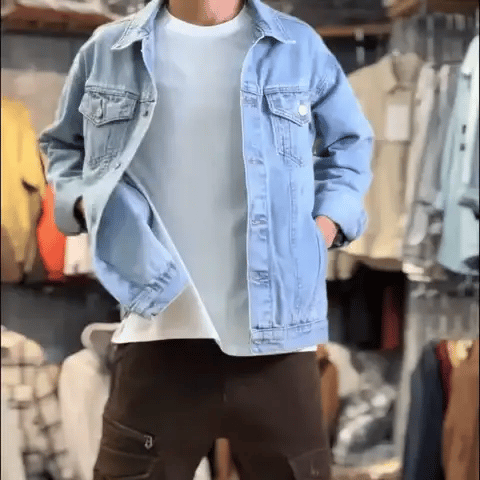 Chaqueta Denim Moderna para Hombre