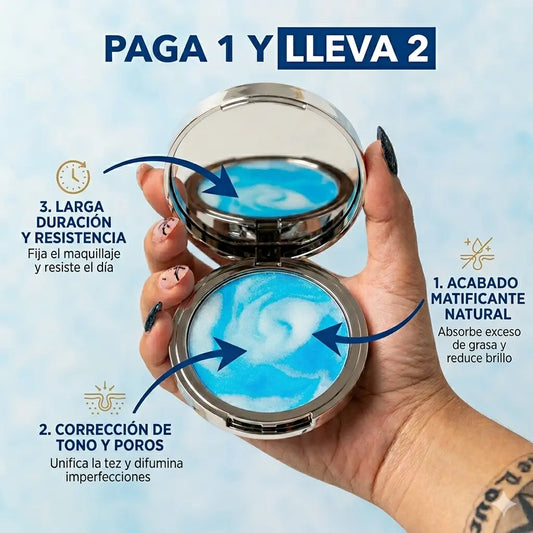 PAGA 1 LLEVA 2 - Polvo Control Brillo | Piel Mate Instantánea
