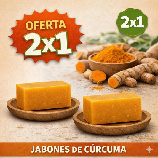 Paga 1 Lleva 2 | Jabón de Cúrcuma y Ácido Kójico