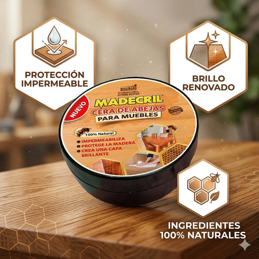 Cera Restauradora y Brilladora de Madera