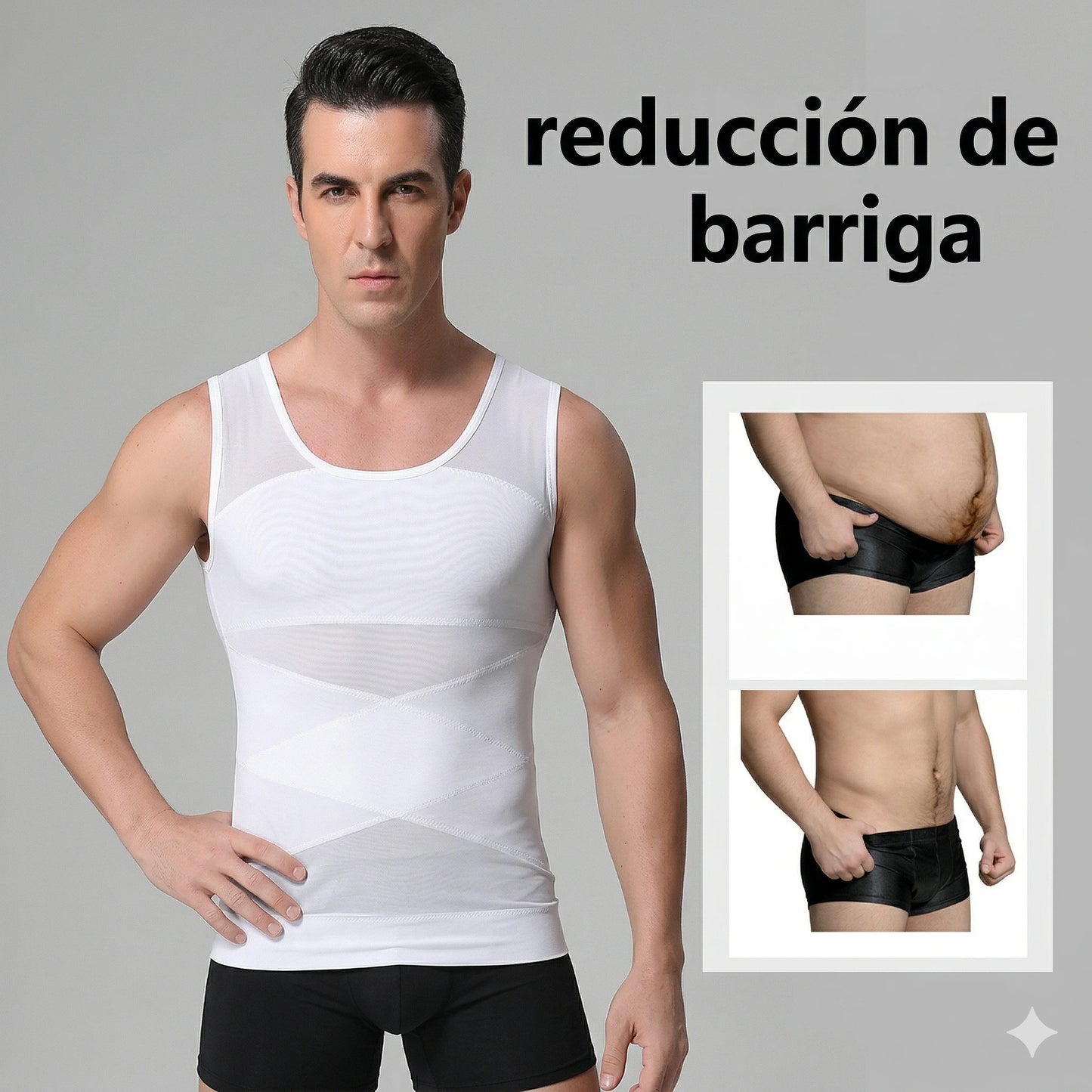 Camisilla de Compresión para Hombres | Control Total en Abdomen