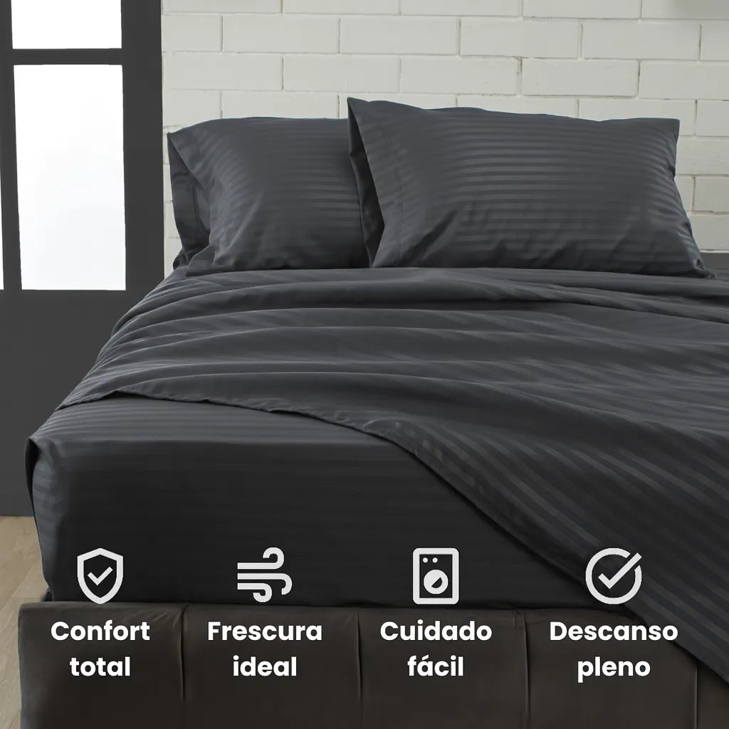 PAGA 1 LLEVA 2 | JUEGO DE SABANAS 4 PIEZAS | TELA PREMIUM