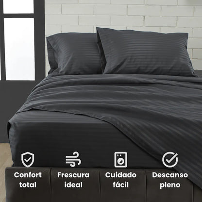 PAGA 1 LLEVA 2 | JUEGO DE SABANAS 4 PIEZAS | TELA PREMIUM