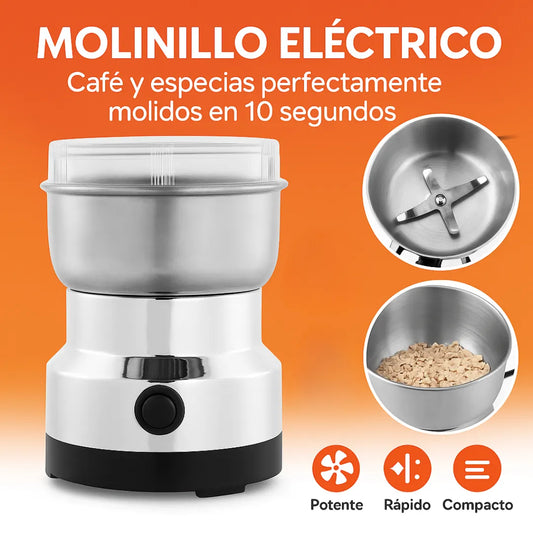 Molinillo Eléctrico | Café y Especias Perfectamente Molidos en 10 segundos