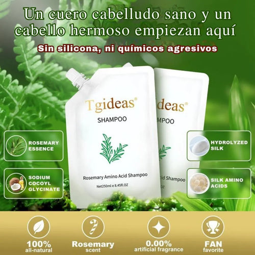 Shampoo Tgideas | menos caída, más fuerza y brillo
