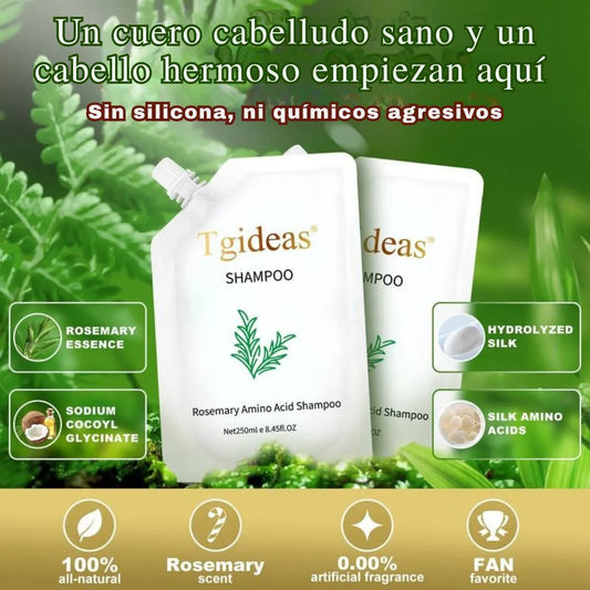 Shampoo Tgideas | menos caída, más fuerza y brillo