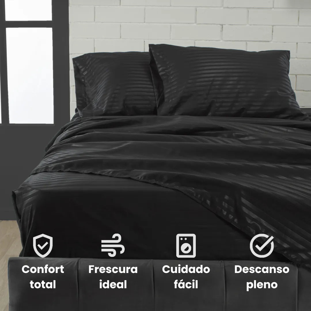 PAGA 1 LLEVA 2 | JUEGO DE SABANAS 4 PIEZAS | TELA PREMIUM