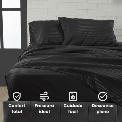 PAGA 1 LLEVA 2 | JUEGO DE SABANAS 4 PIEZAS | TELA PREMIUM