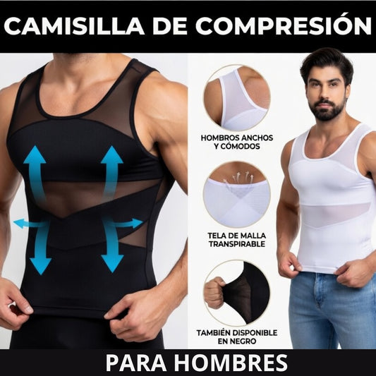 Camisilla de Compresión para Hombres | Control Total en Abdomen