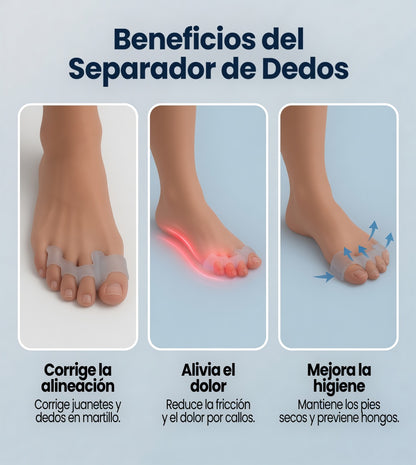 OFERTA 2X1 | Plantilla Magnética de Acupresión + Separador de Dedos