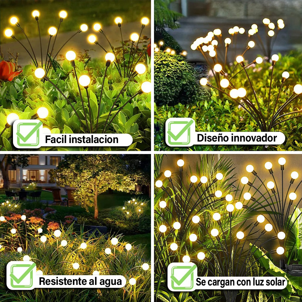 Lámpara Solar, Luciérnagas para tu Jardín (12 und )