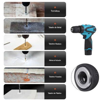 Taladro inalámbrico, Potencia Sin Cables