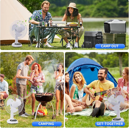 Ventilador Solar de 12'' – Frescura Ecológica sin Conexión Eléctrica