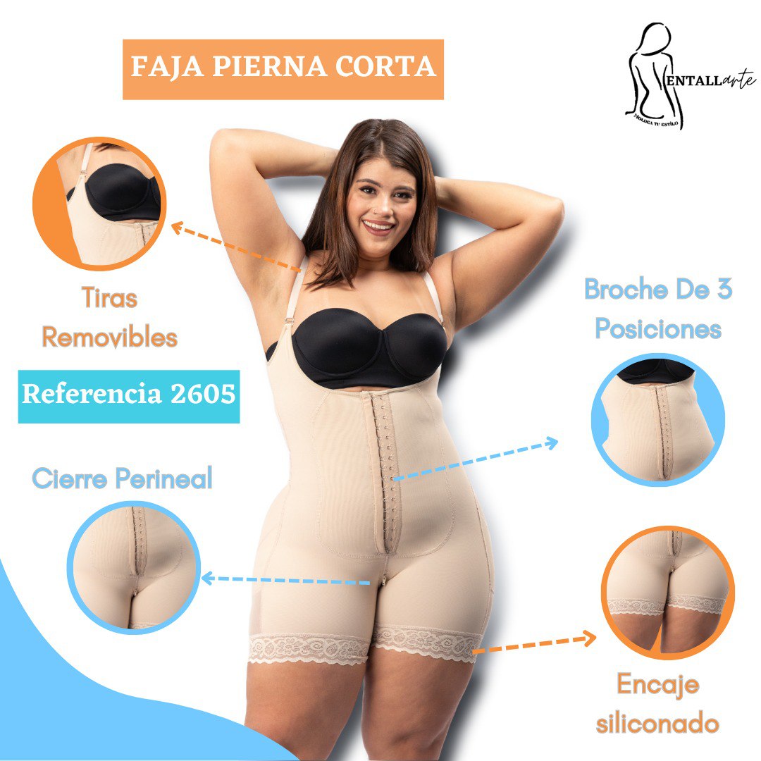 Faja Media Pierna + Obsequio: Top Acanalado y Medias de Compresión