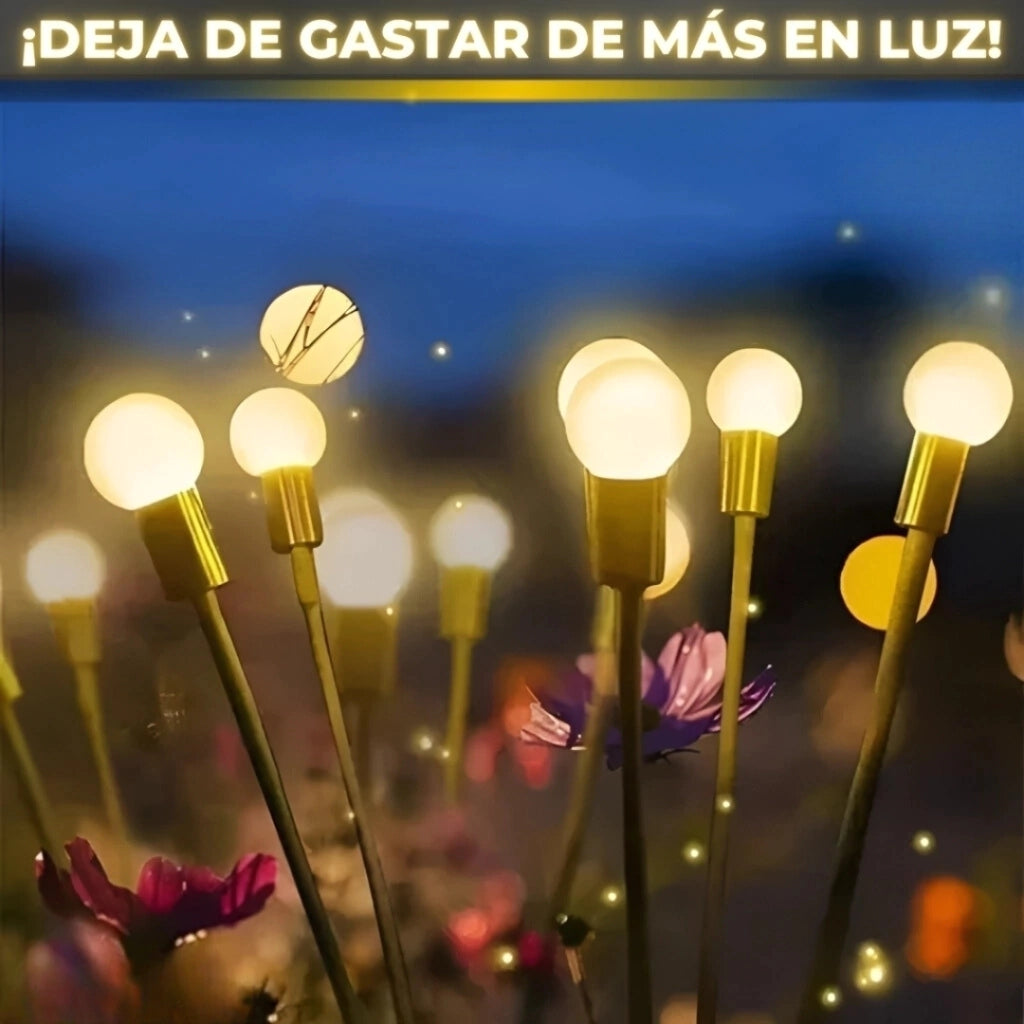 Lámpara Solar, Luciérnagas para tu Jardín (12 und )