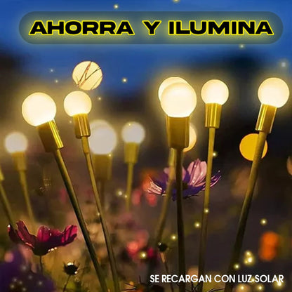Lámpara Solar, Luciérnagas para tu Jardín (12 und )