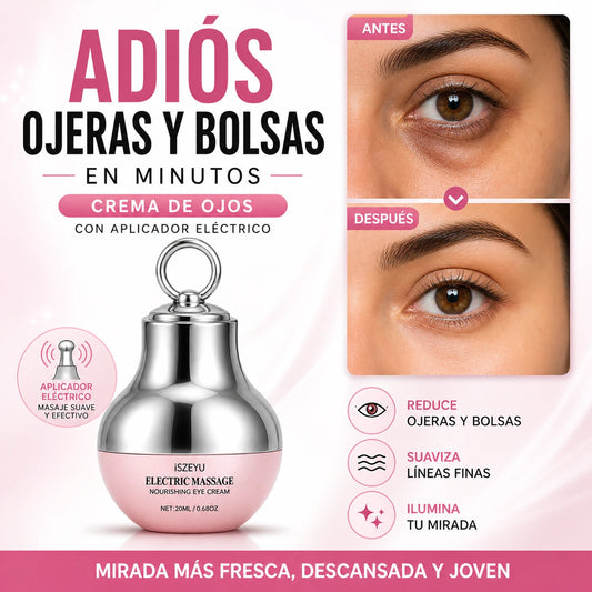 Crema de Ojos con Aplicador Eléctrico | Mirada más Joven y Firme